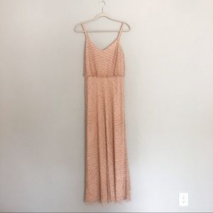 Adrianna Papell Blouson Spaghetti Strap Dress